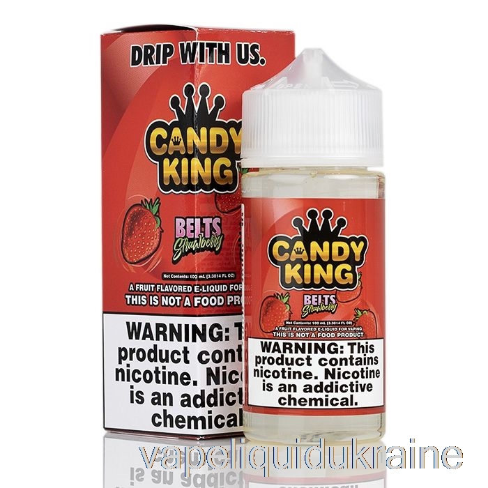 Vape Ukraine Belts Strawberry - Candy King - 100mL 3mg